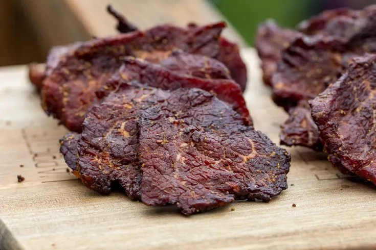 Top Round Pellet Grill Jerky