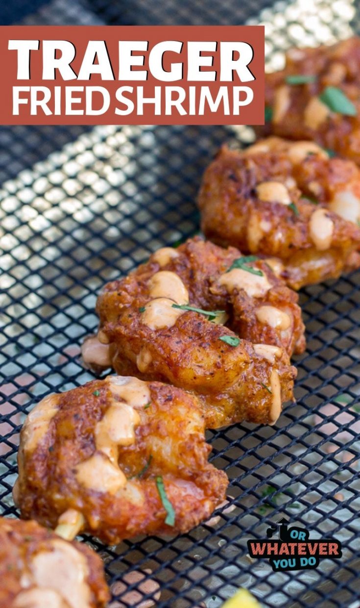 Traeger Spicy Fried Shrimp – Pellet grill appetizer recipe | OWYD