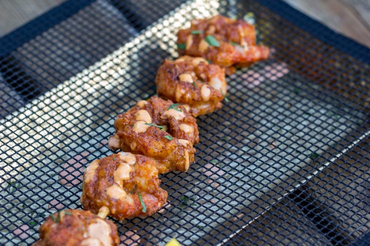 Traeger Fried Shrimp