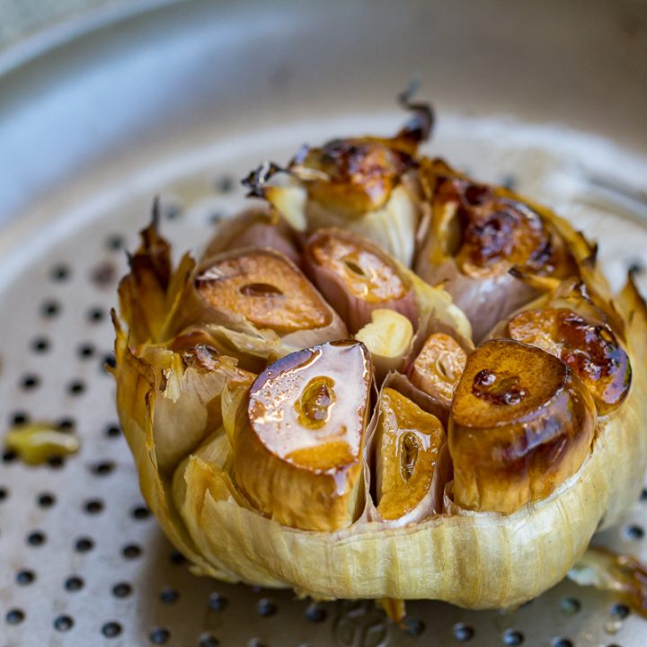 Traeger Smoked Roasted Garlic