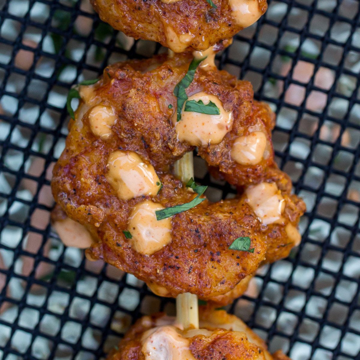 Traeger Spicy Fried Shrimp