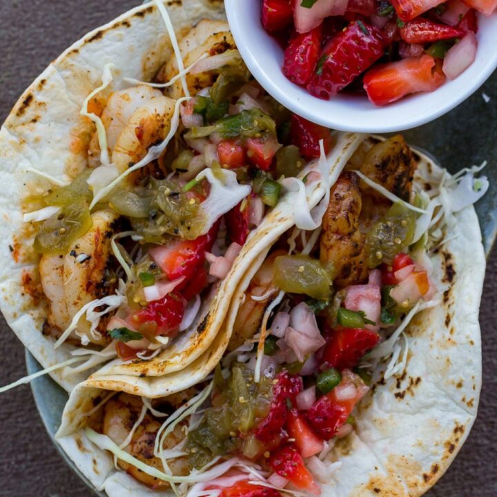 Blackstone Blackened Shrimp Tacos