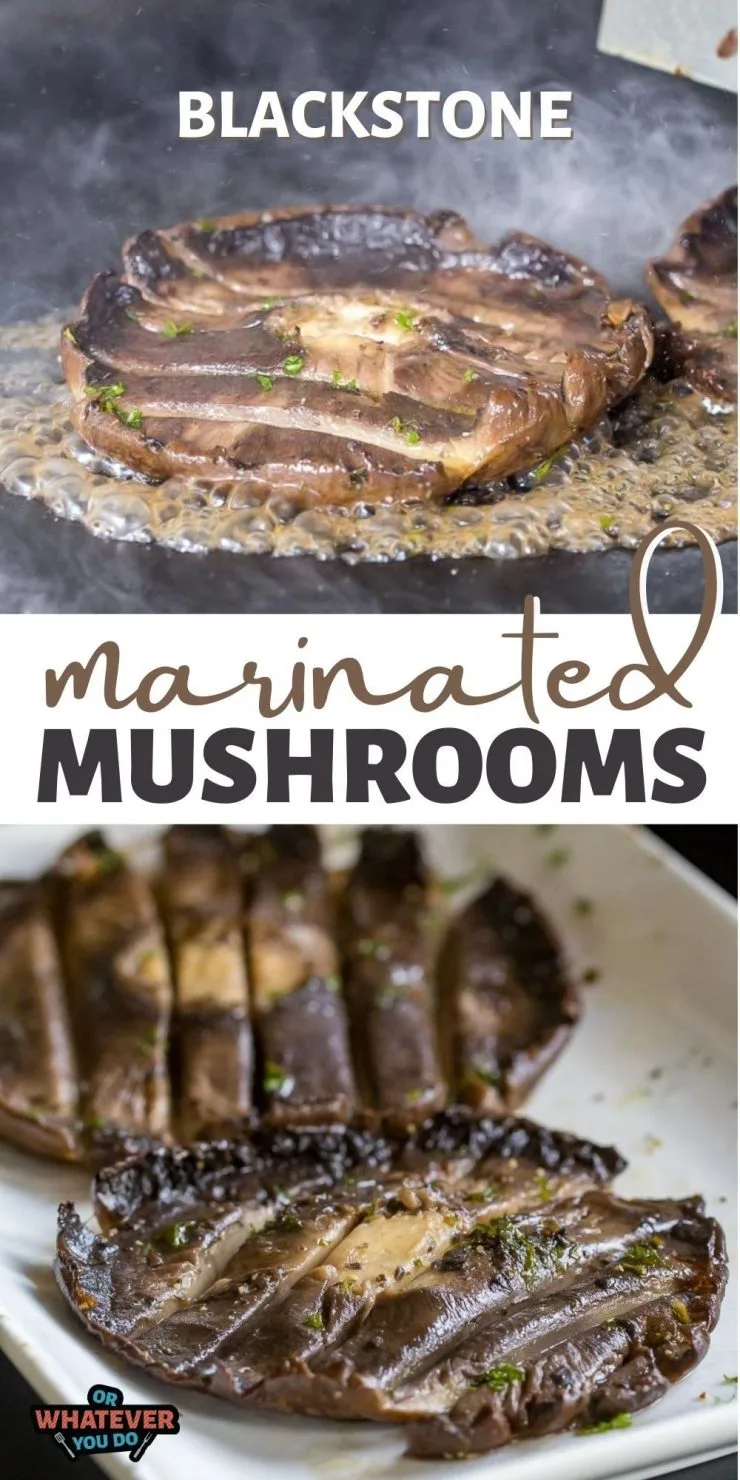 Blackstone Marinated Mushrooms