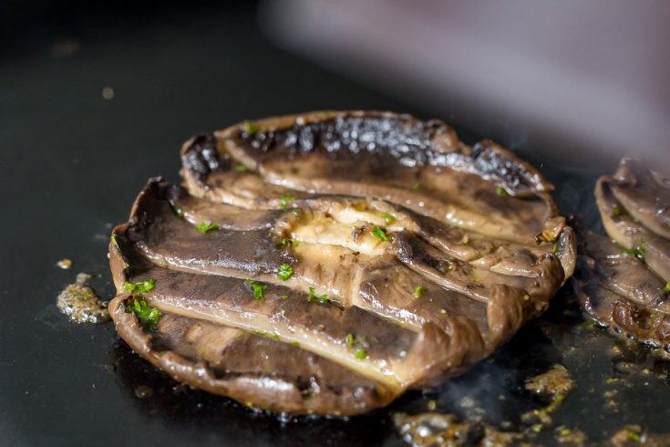 Blackstone Marinated Mushrooms