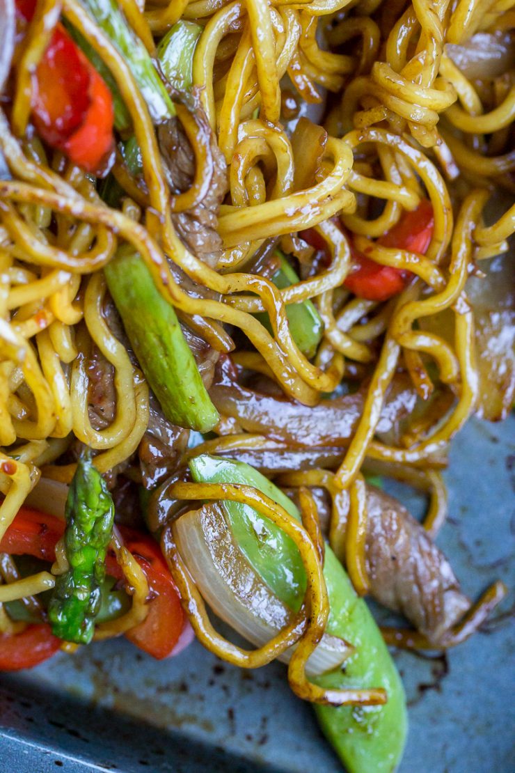 Blackstone Steak Yakisoba