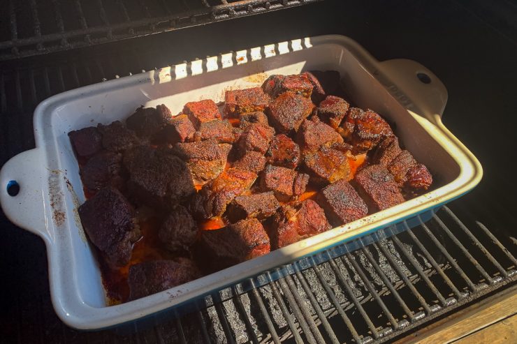 Pellet Grill Birria Beef Tacos