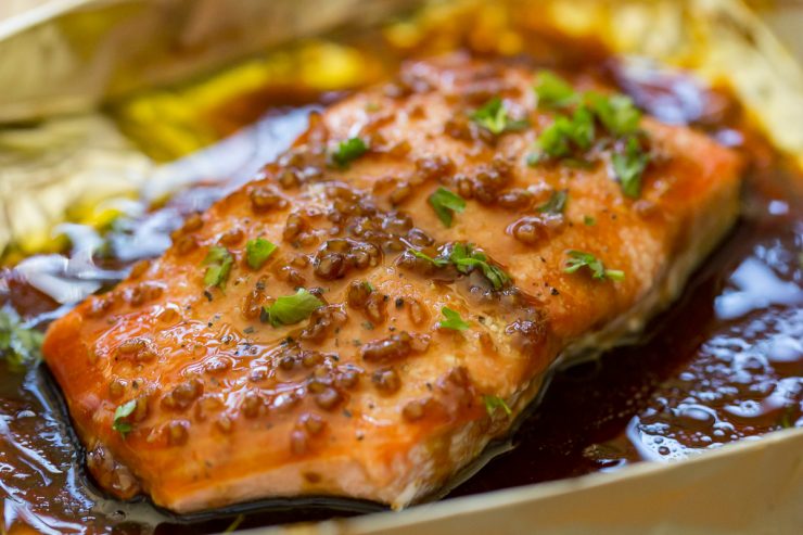 Traeger Honey Garlic Salmon