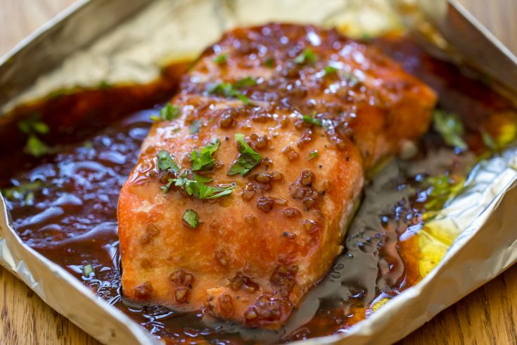 Traeger Honey Garlic Salmon