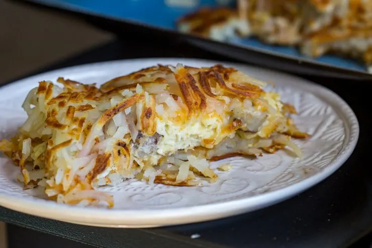 Blackstone Sausage and Egg Stuffed Hash Browns