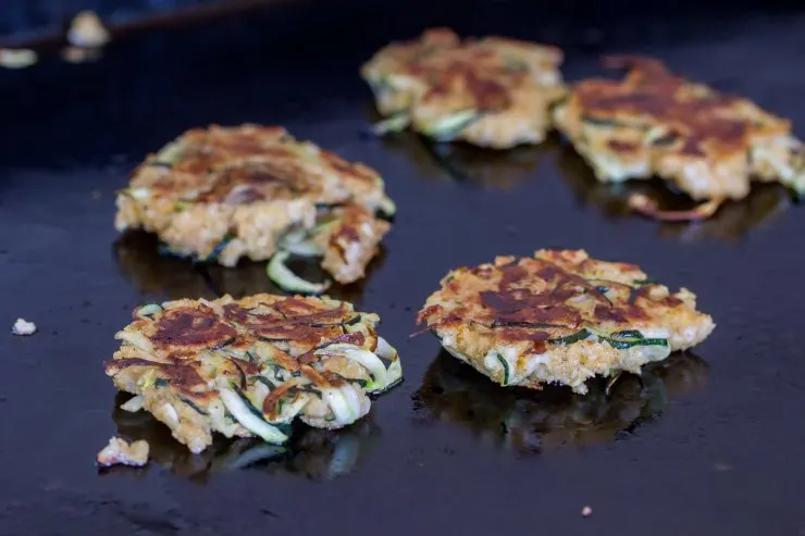 Blackstone Zucchini Fritters