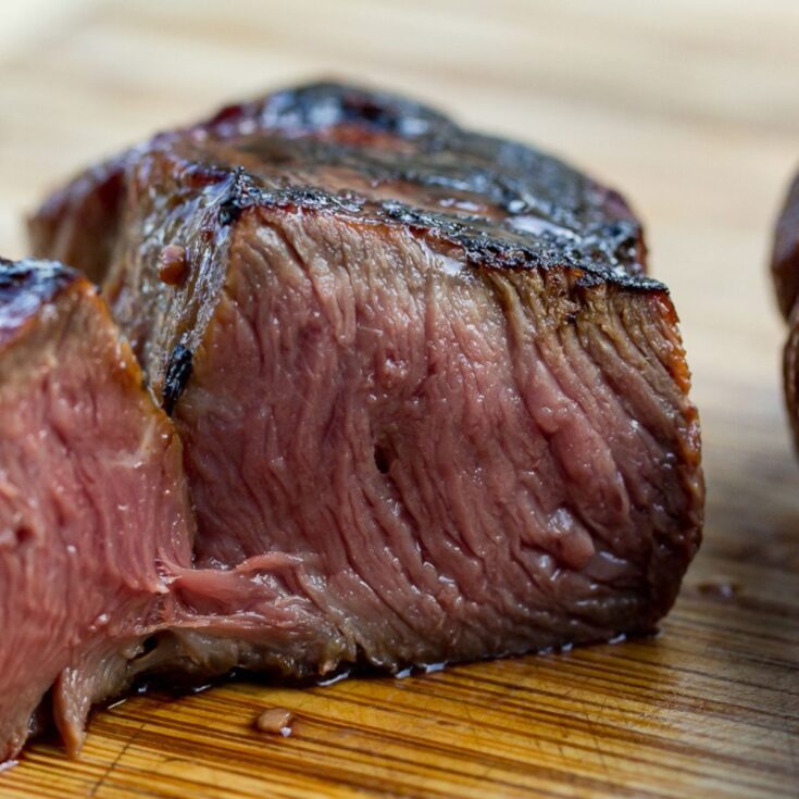 Reverse Seared Flat Iron Steak