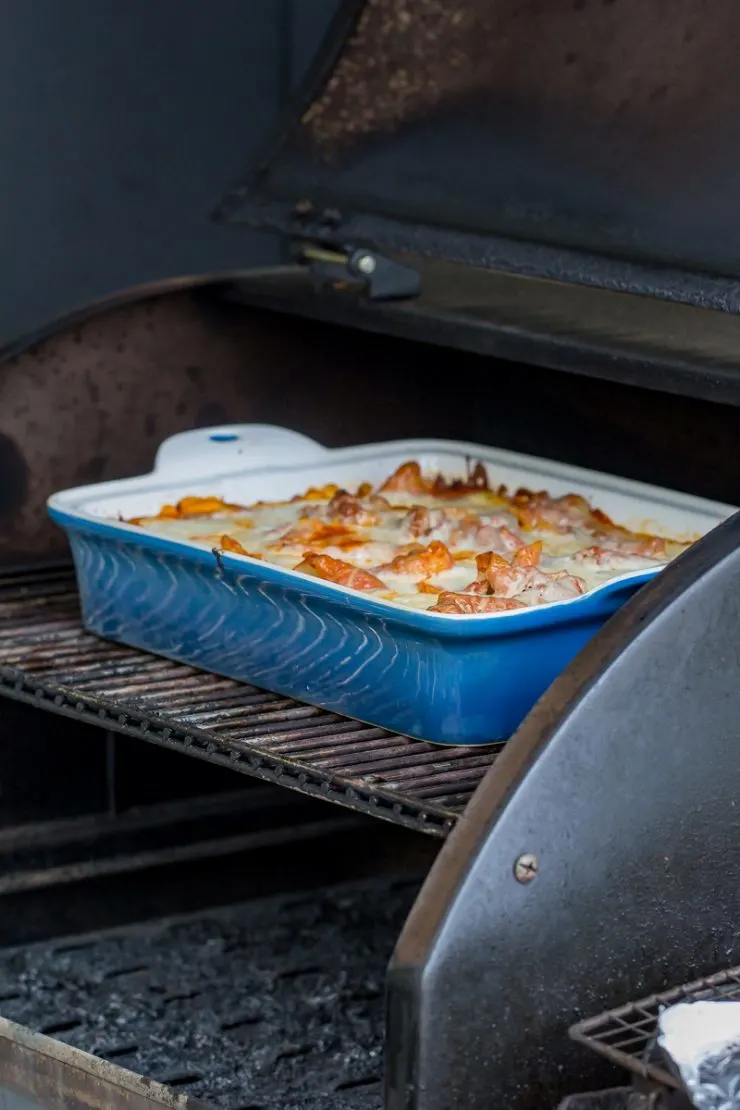 Traeger Meatball Stuffed Shells Recipe