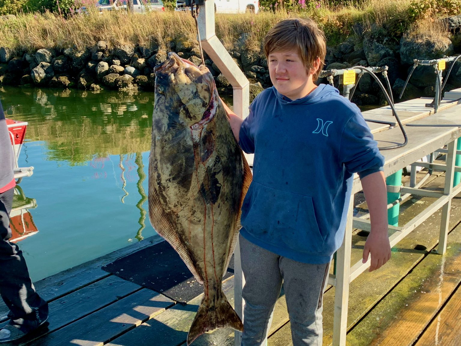 Traeger Halibut with Parmesan Or Whatever You Do
