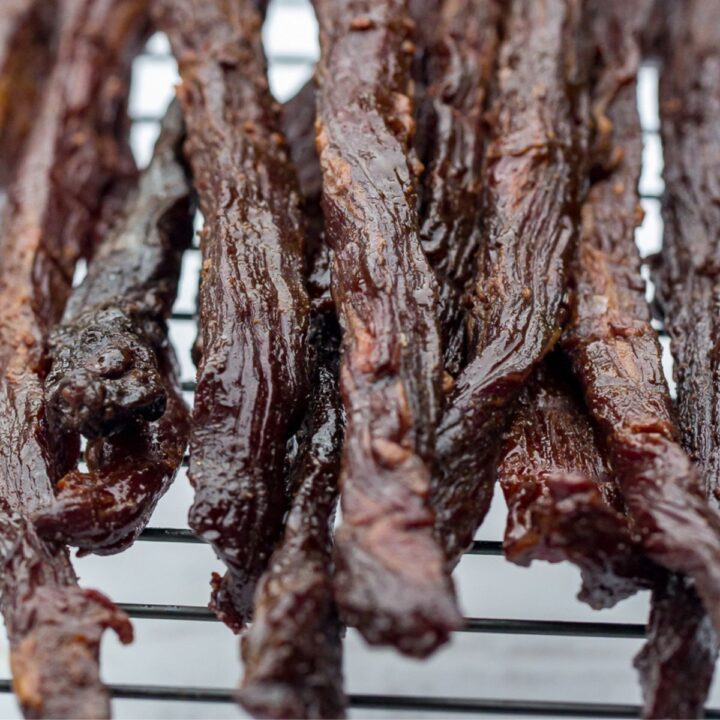 Smoked Teriyaki Beef Jerky Sticks