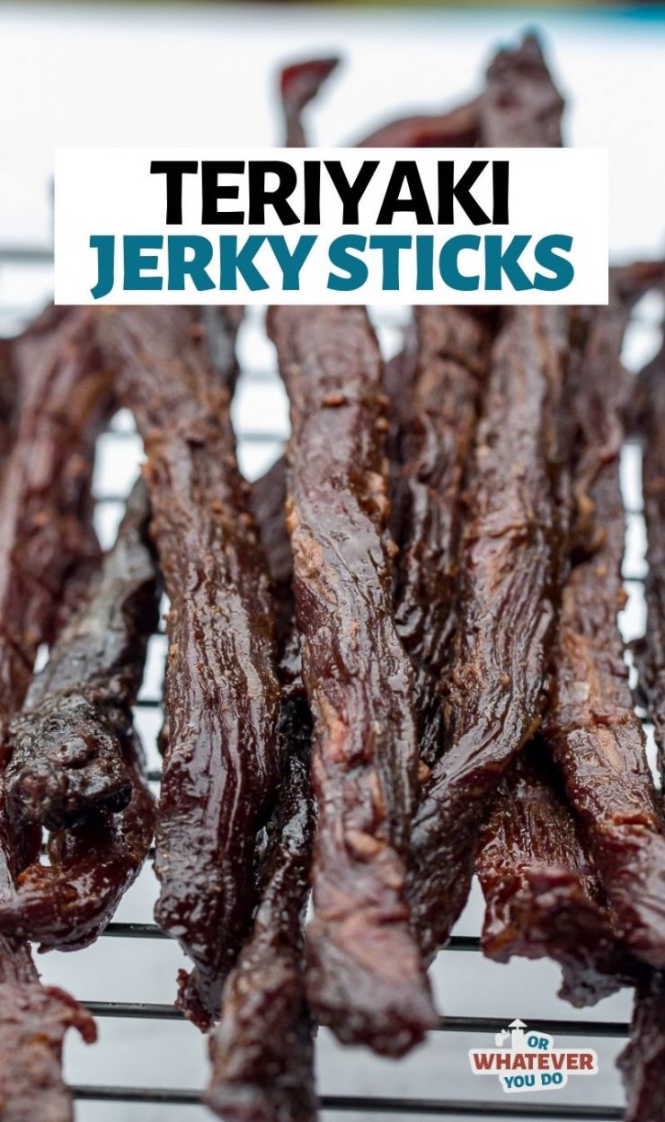 Smoked Teriyaki Beef Jerky Sticks