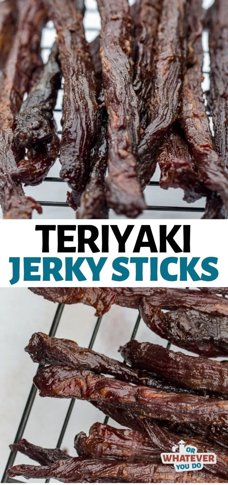 Smoked Teriyaki Beef Jerky Sticks