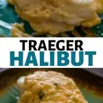 Traeger Halibut with Parmesan Crust