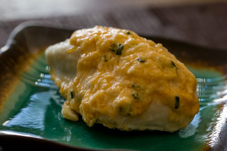 Traeger Halibut with Parmesan Crust