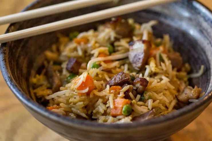 Blackstone Duck Fried Rice