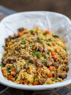 Blackstone Duck Fried Rice