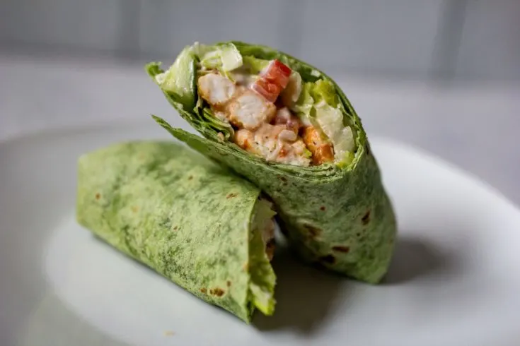 Blackened Shrimp Caesar Wrap