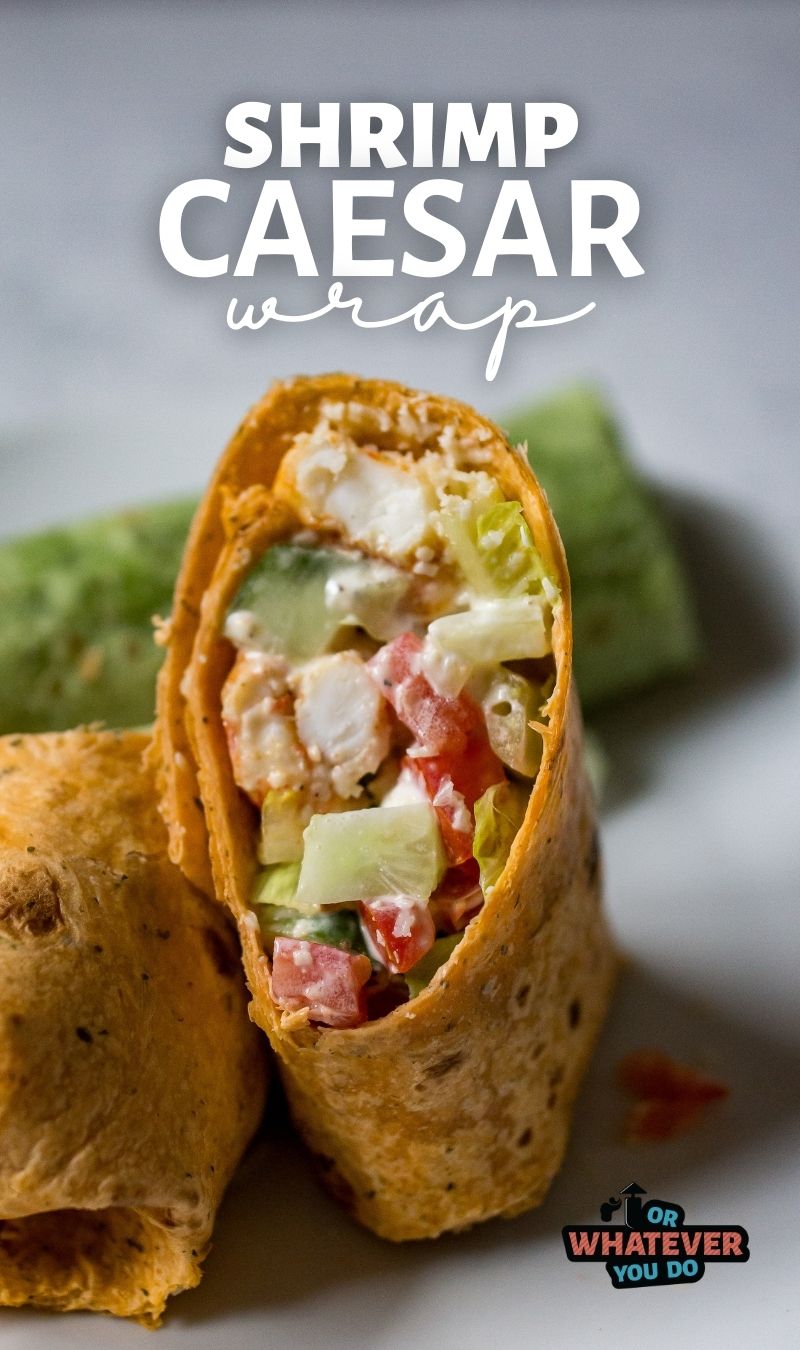 Blackened Shrimp Caesar Wrap