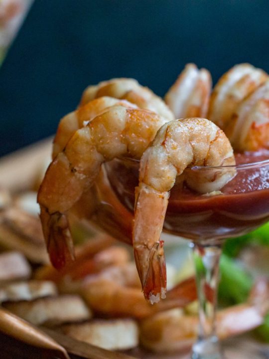Pellet Grill Chill Shrimp Cocktail