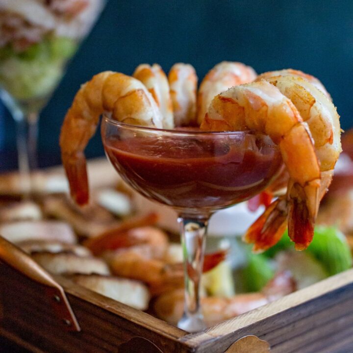 Pellet Grill & Chill Shrimp Cocktail
