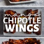 Smoked and Fried Mango Chipotle Chicken Wings