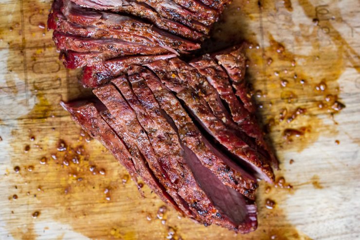 Reverse Seared Roasted Garlic Tri Tip