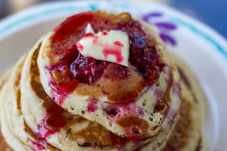 Blackstone Raspberry Pancakes