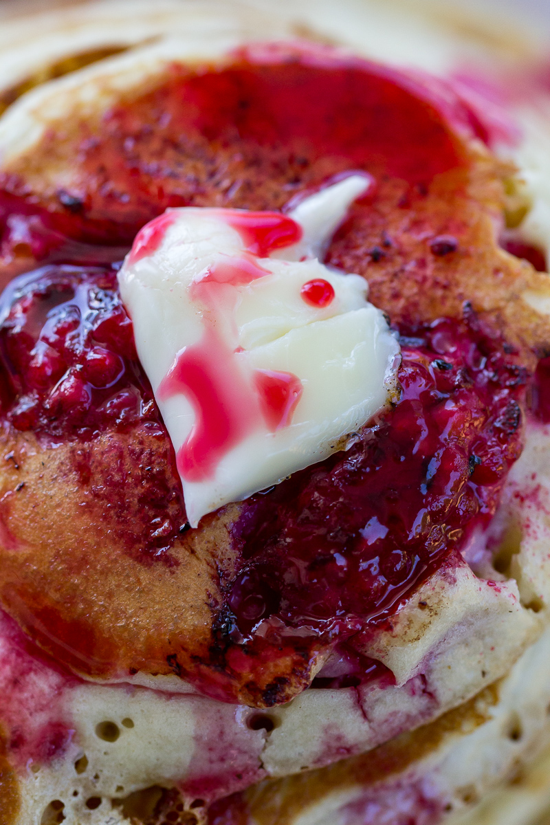 Blackstone Raspberry Pancakes