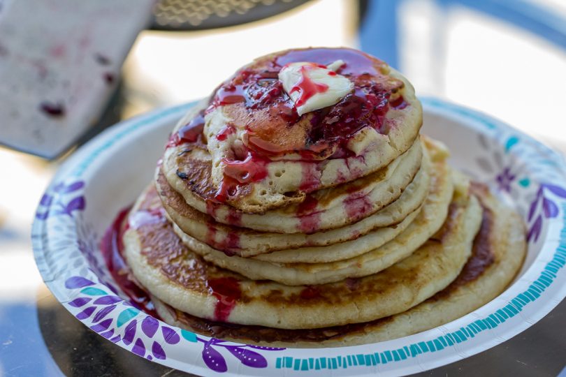 Blackstone Raspberry Pancakes