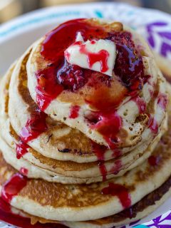 Blackstone Raspberry Pancakes