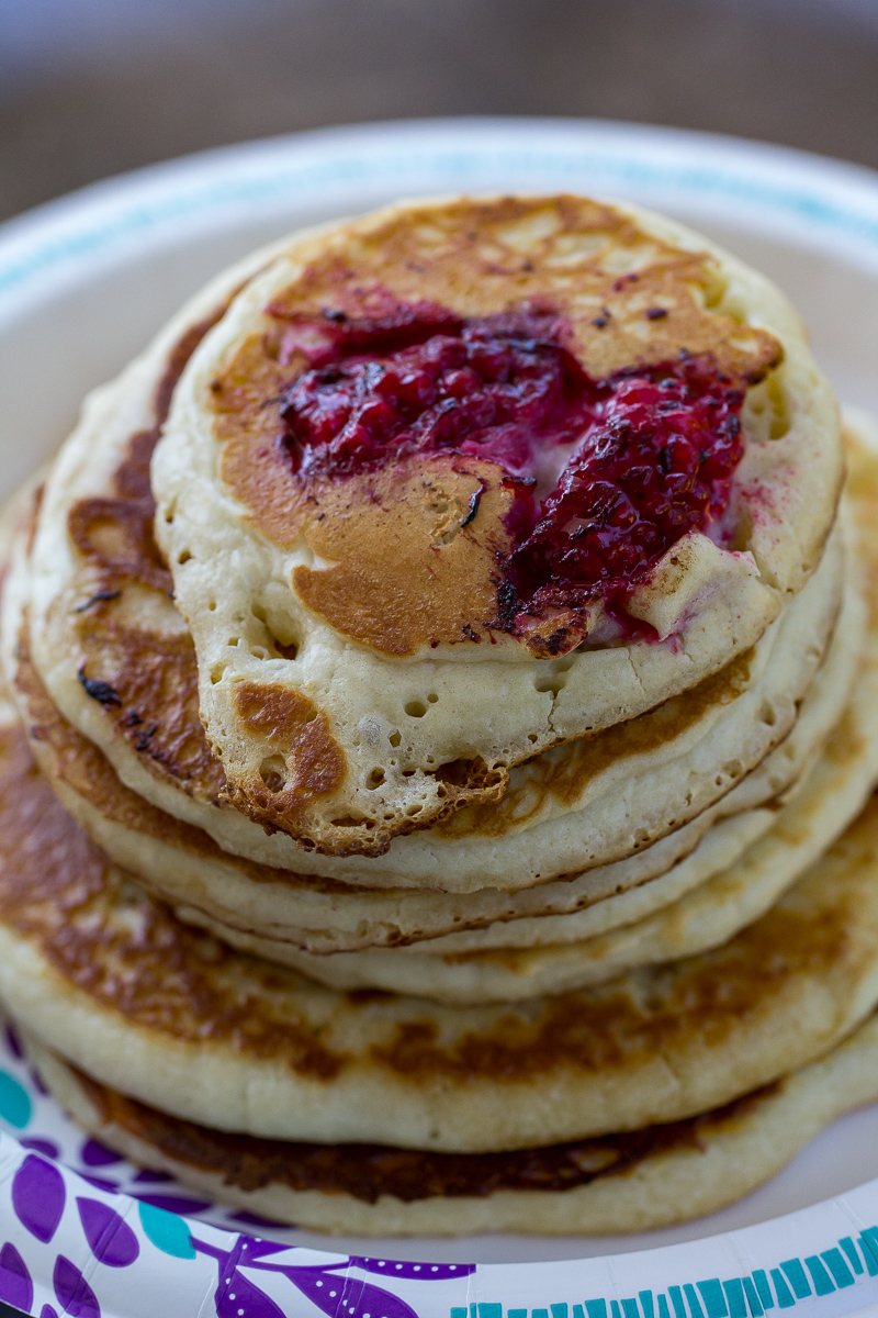 Blackstone Raspberry Pancakes