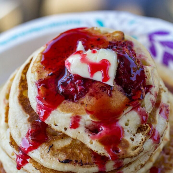 Blackstone Raspberry Pancakes