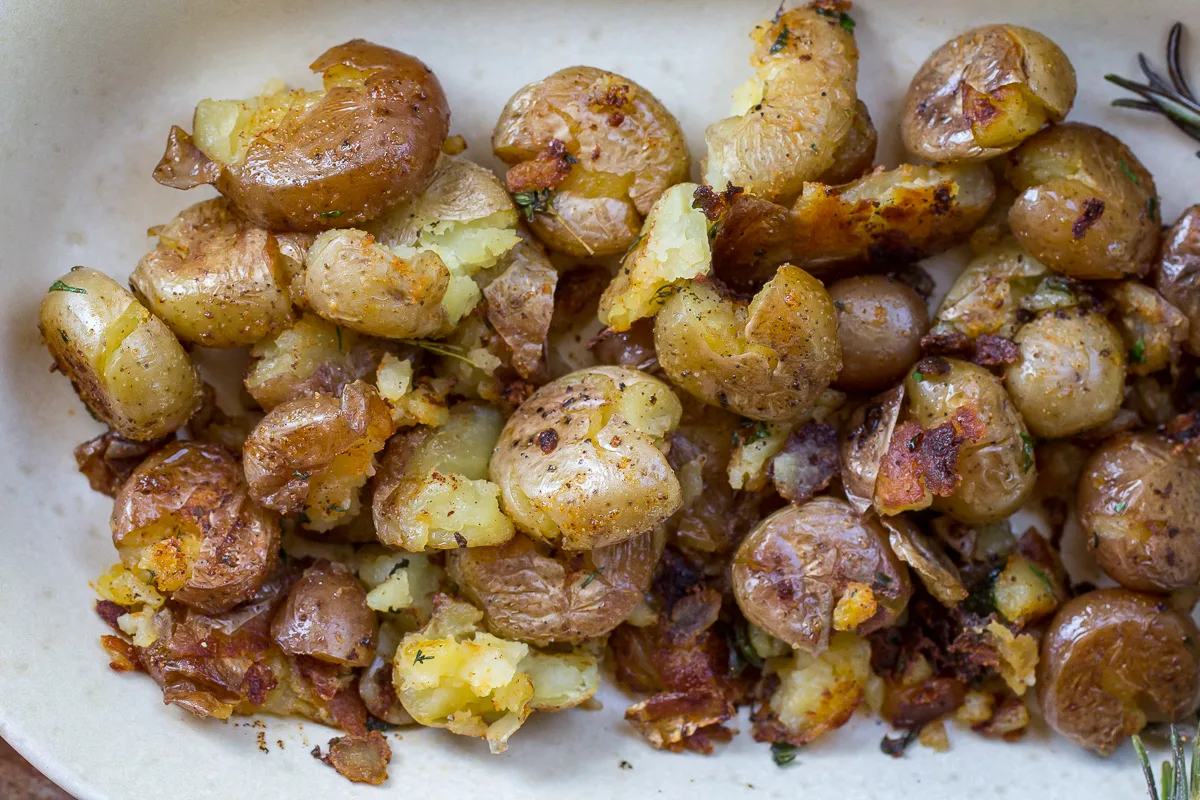 Blackstone Smashed Potatoes