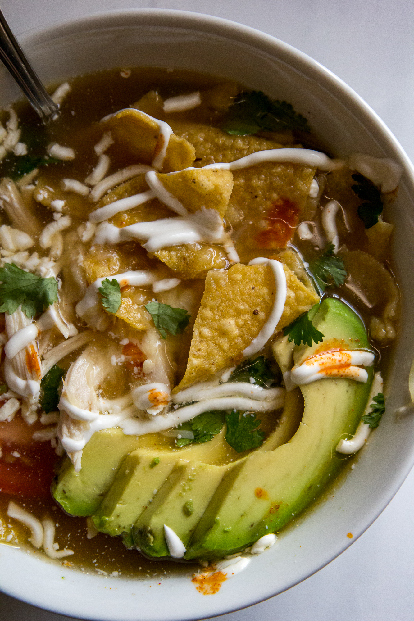 Smoked Chicken Tortilla Soup