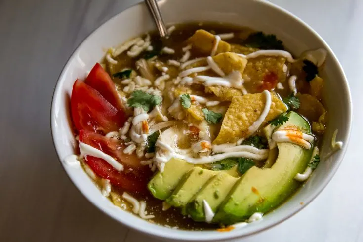 Smoked Chicken Tortilla Soup