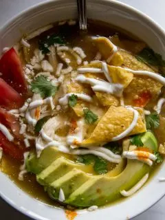 Smoked Chicken Tortilla Soup