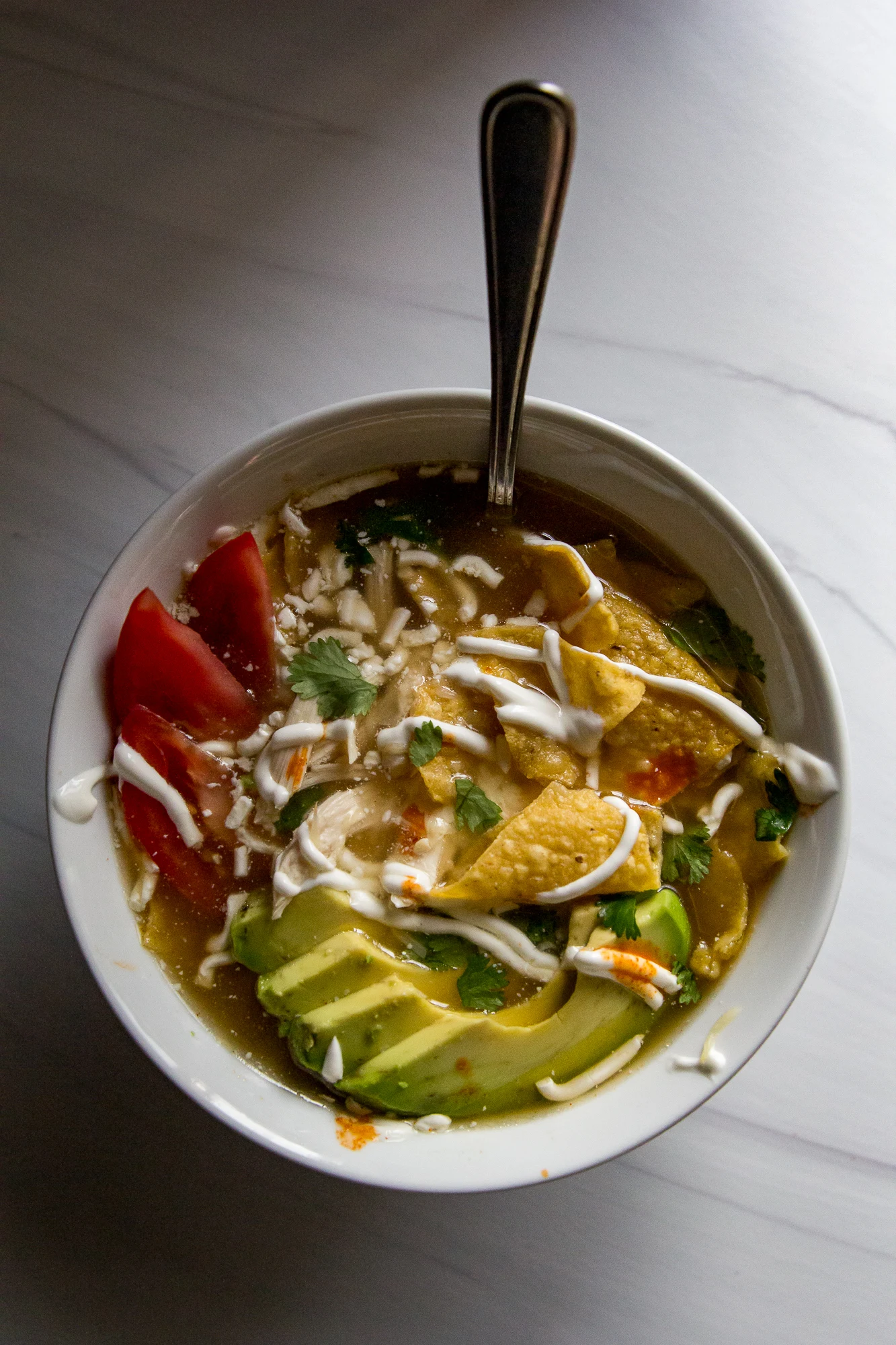 Smoked Chicken Tortilla Soup