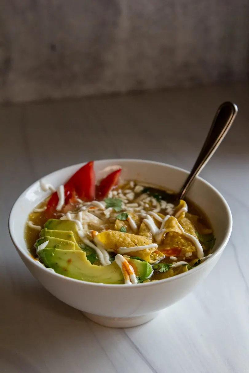 Smoked Chicken Tortilla Soup