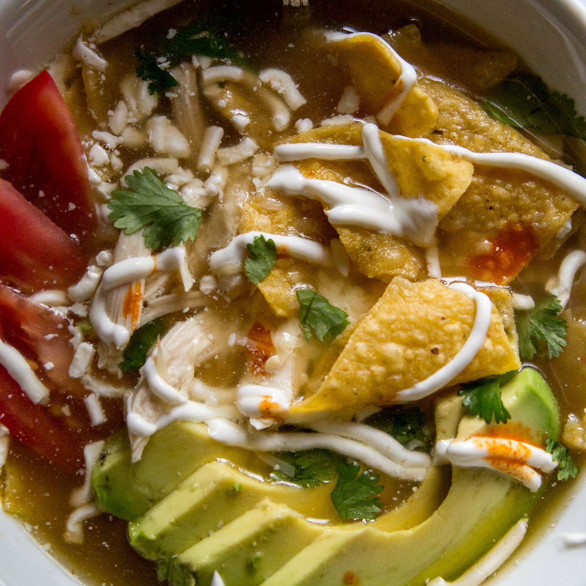 Smoked Chicken Tortilla Soup