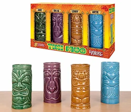 4 Tiki Tumblers