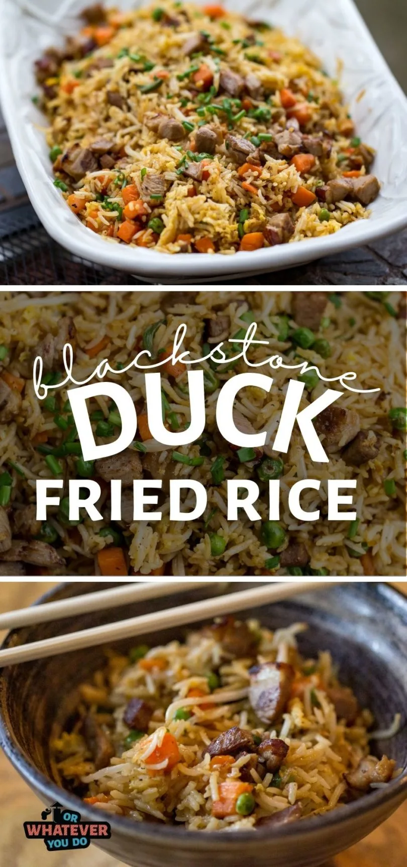 Blackstone Duck Fried Rice