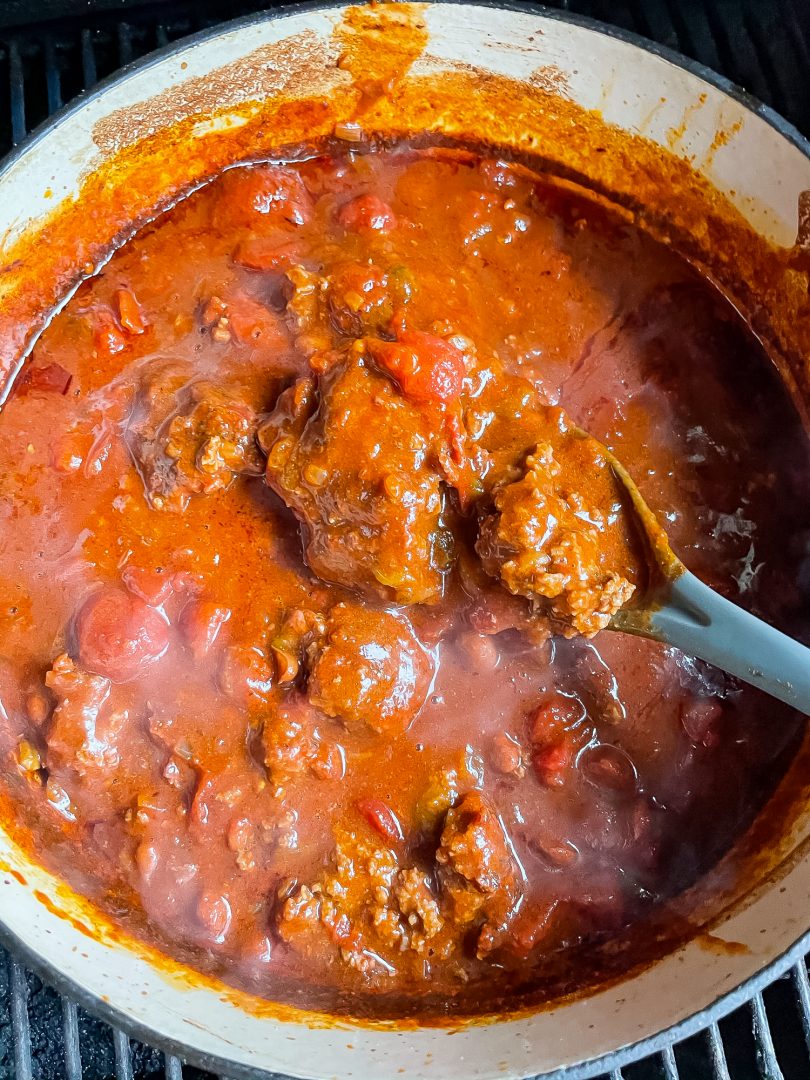 Smoked Over the Top Chili Recipe