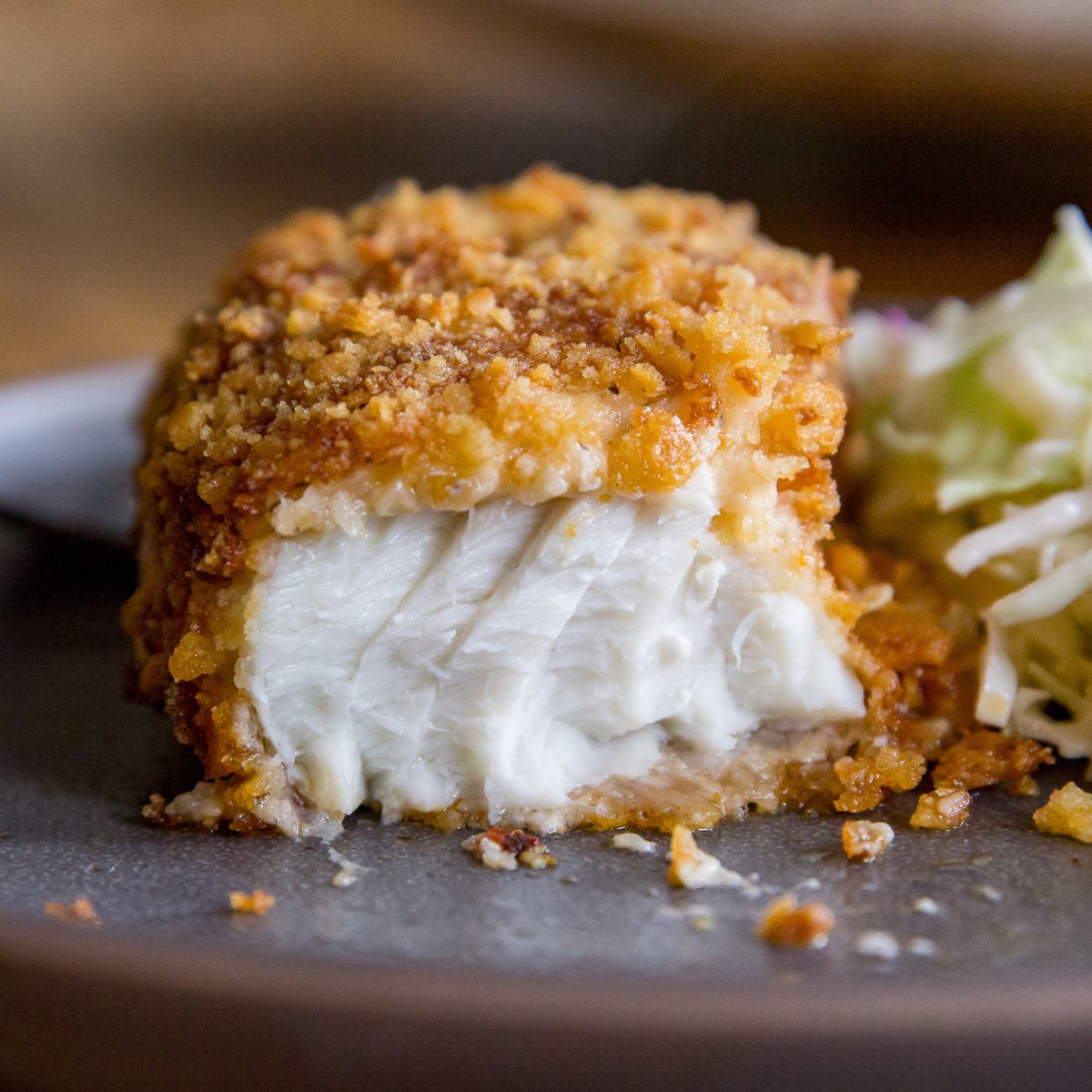 Air Fryer Parmesan Crusted Halibut