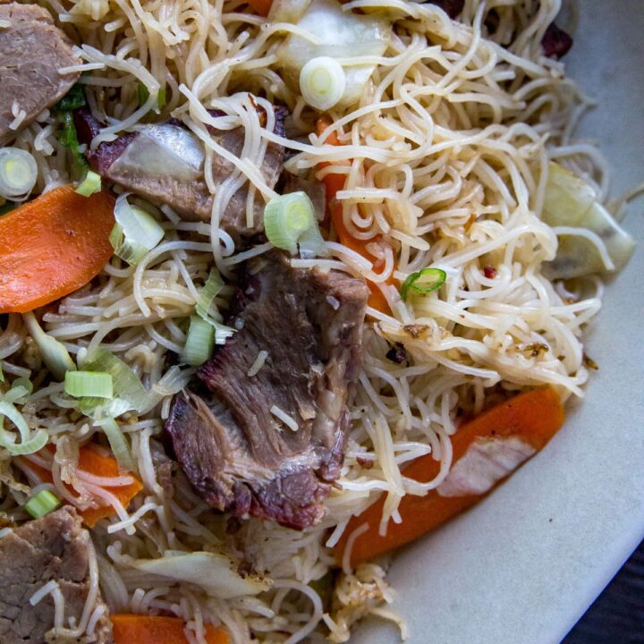 Smoked Beef Pancit Recipe