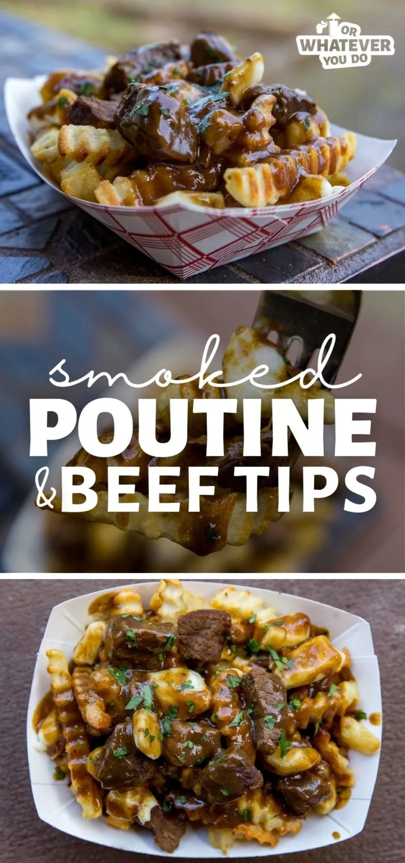 Smoked Poutine and Beef Tips