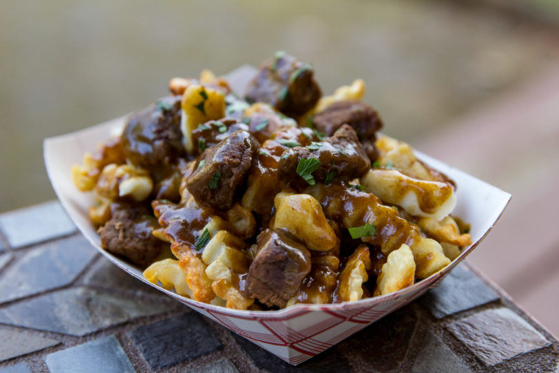 Smoked Poutine and Beef Tips